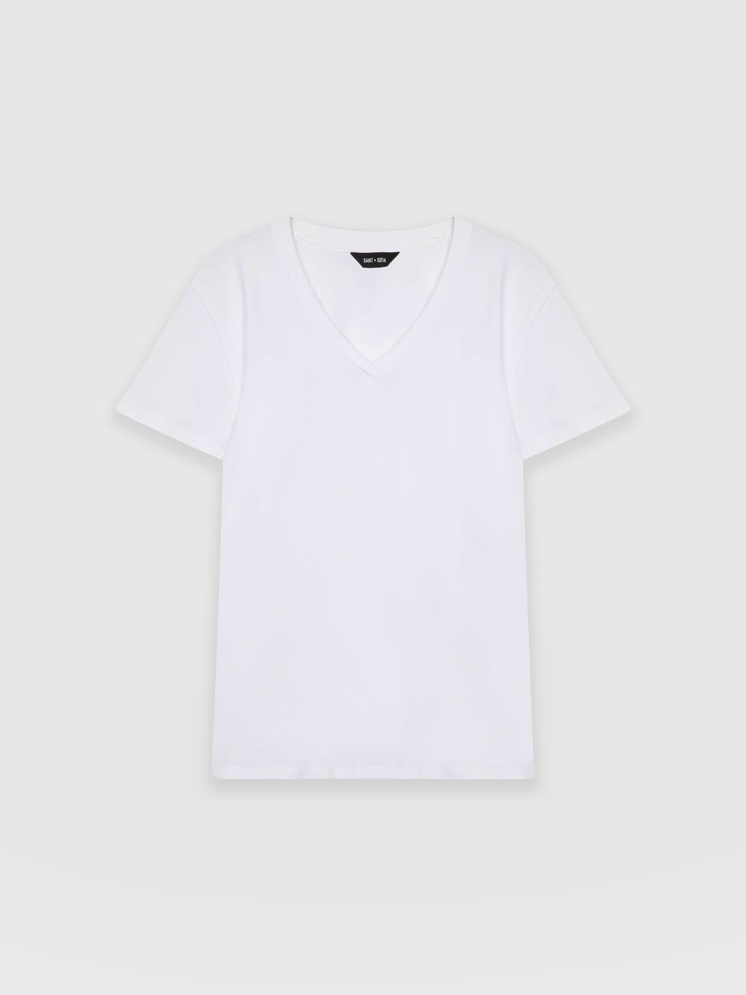 Apartment Tee White - Women's T-Shirts | Saint + Sofia® USA